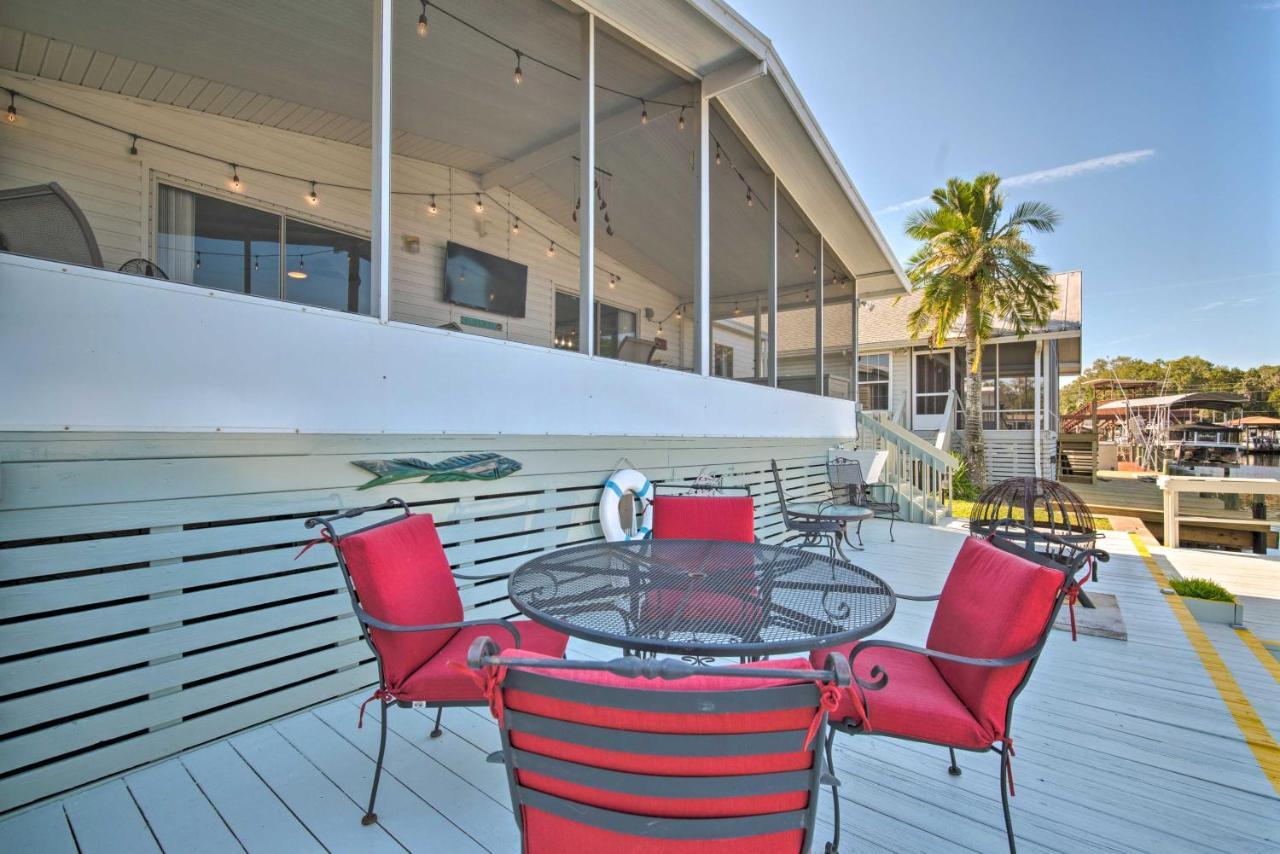 Retreat On The River With Boat Dock, Porch, And Grill! Homosassa Extérieur photo
